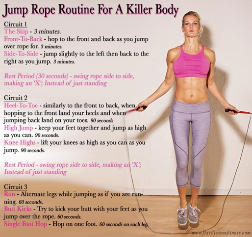 Jump rope exercises