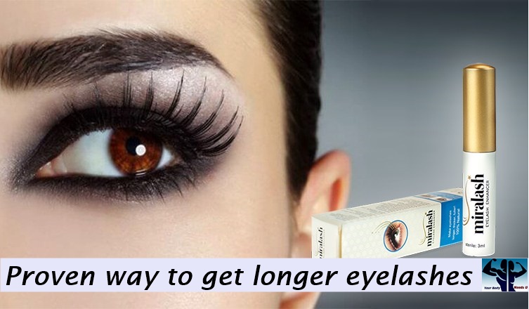 Miralash-Proven way to get longer eyelashes